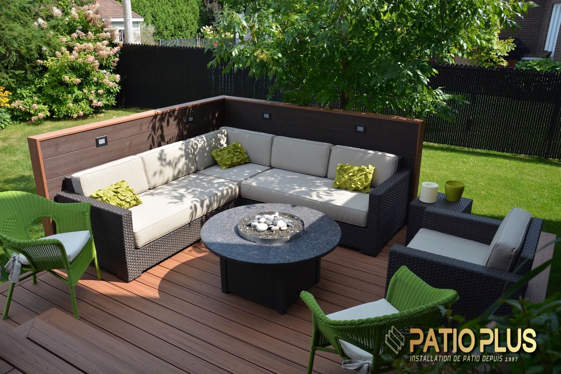 Composite Trex Deckwith lounge area