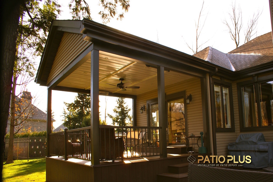 Category of patio with a roof 